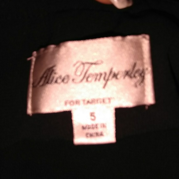 Black dress with blue polka dots - Picture 3 of 3